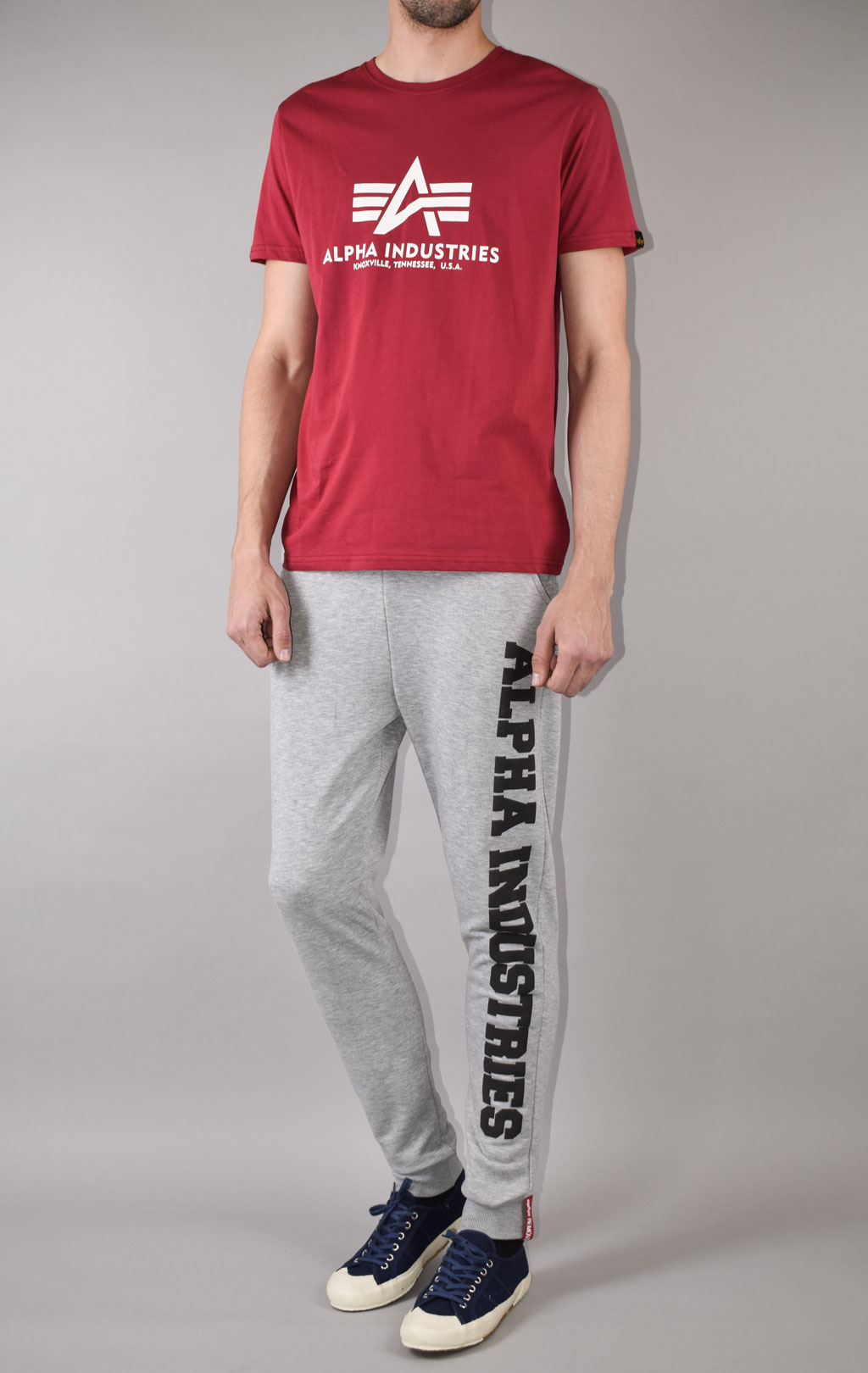 Футболка ALPHA INDUSTRIES BASIC T RBF red 