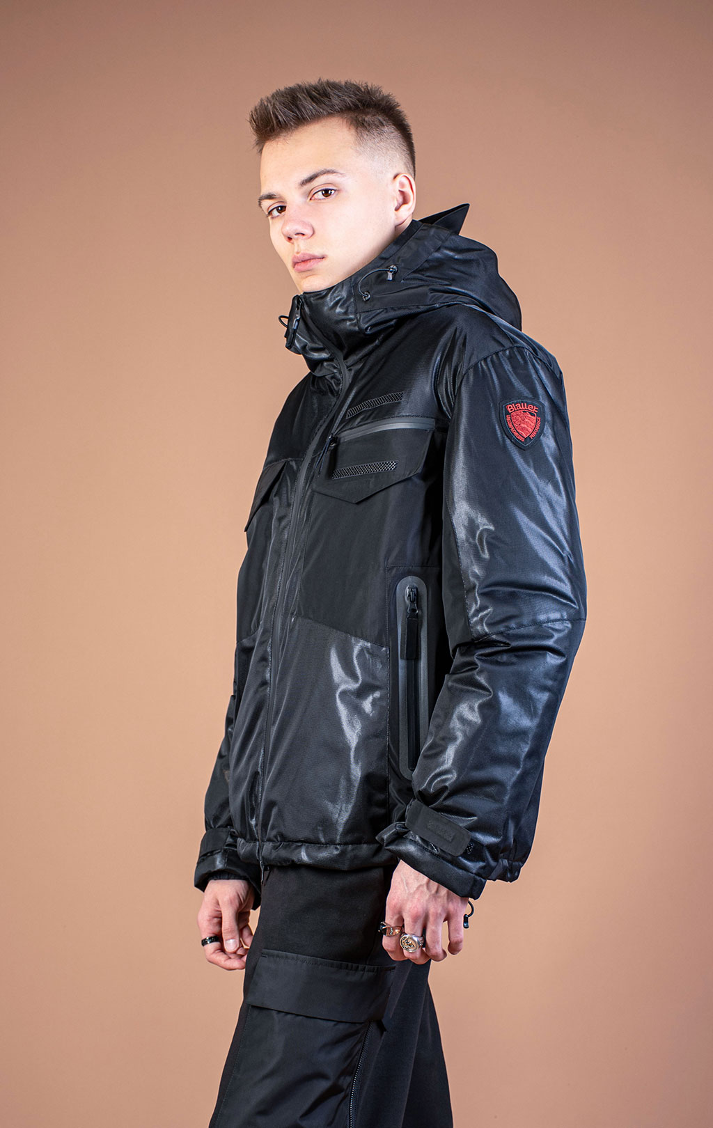 Куртка BLAUER ATKINS TEC POLYMESH FW 25/26 black (C03112) 