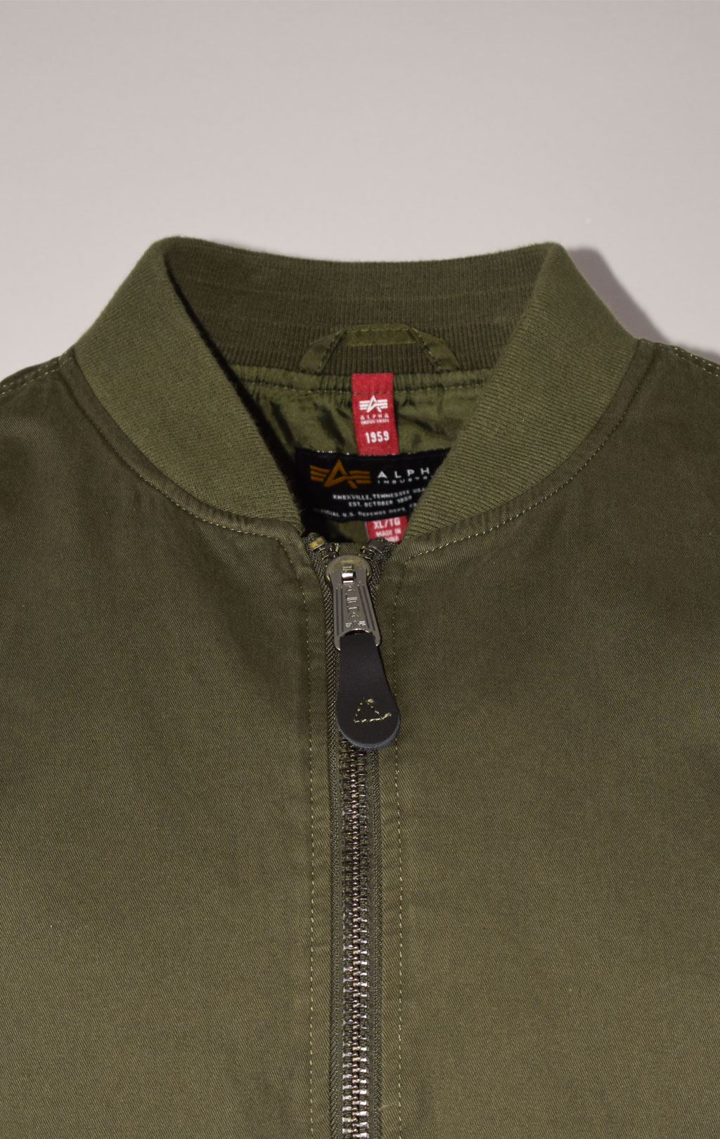 Ветровка-бомбер лётная ALPHA INDUSTRIES CTN FLIGHT JACKET L-2B SS 22 m deep olive 