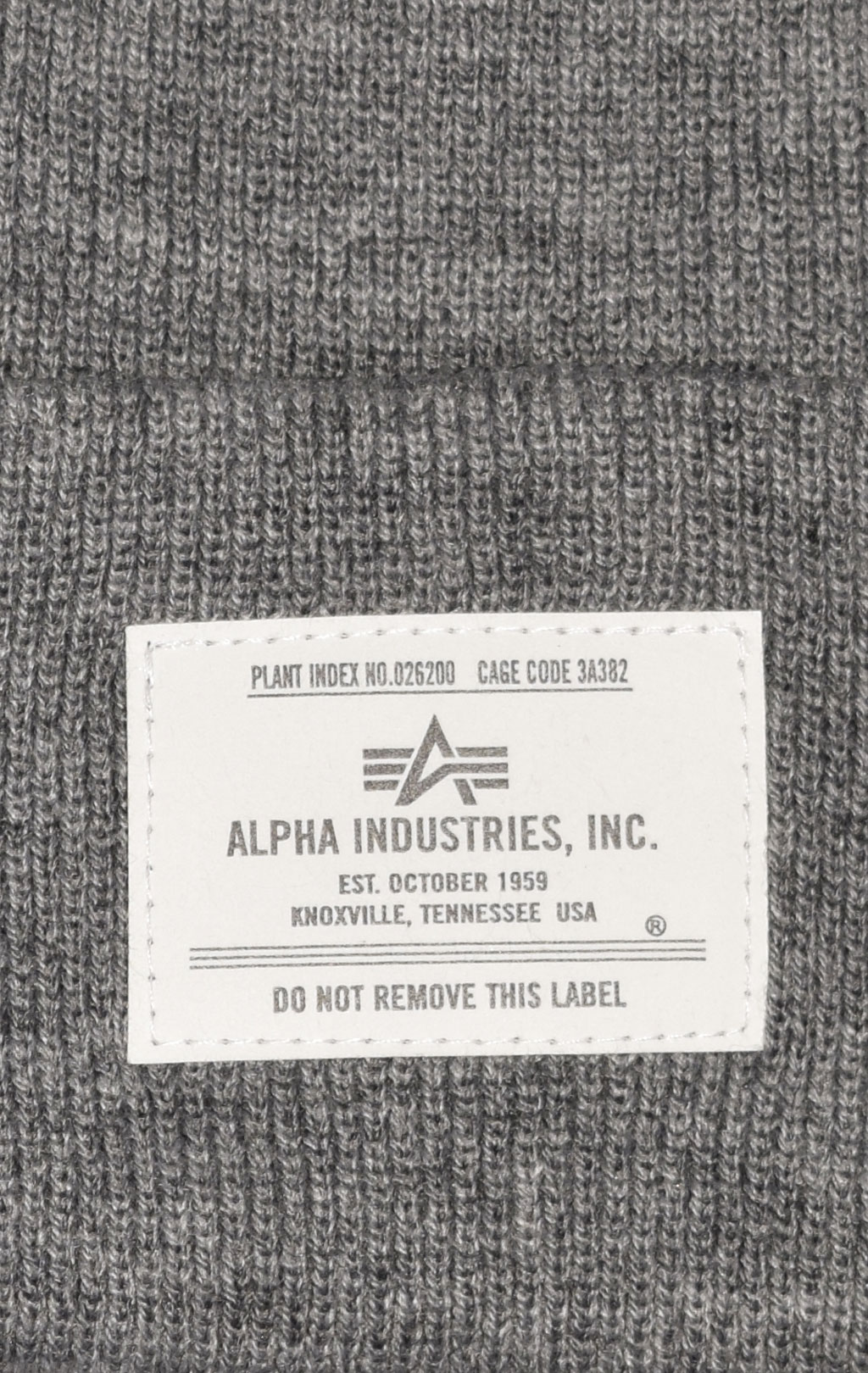 Шапка ALPHA INDUSTRIES ESSENTIAL BEANIE FW 22/23 medium charcoal heather 