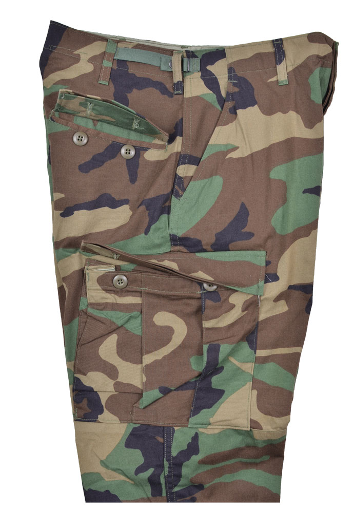 Брюки полевые BDU полиэстр Twill camo woodland 