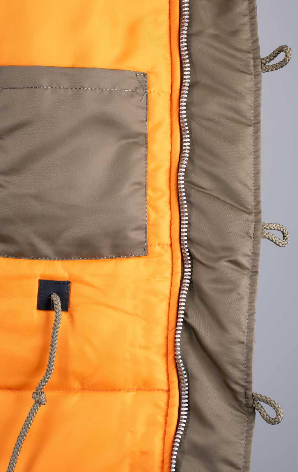 Аляска ALPHA INDUSTRIES SLIM FIT GEN-I N-3B vintage olive/orange 