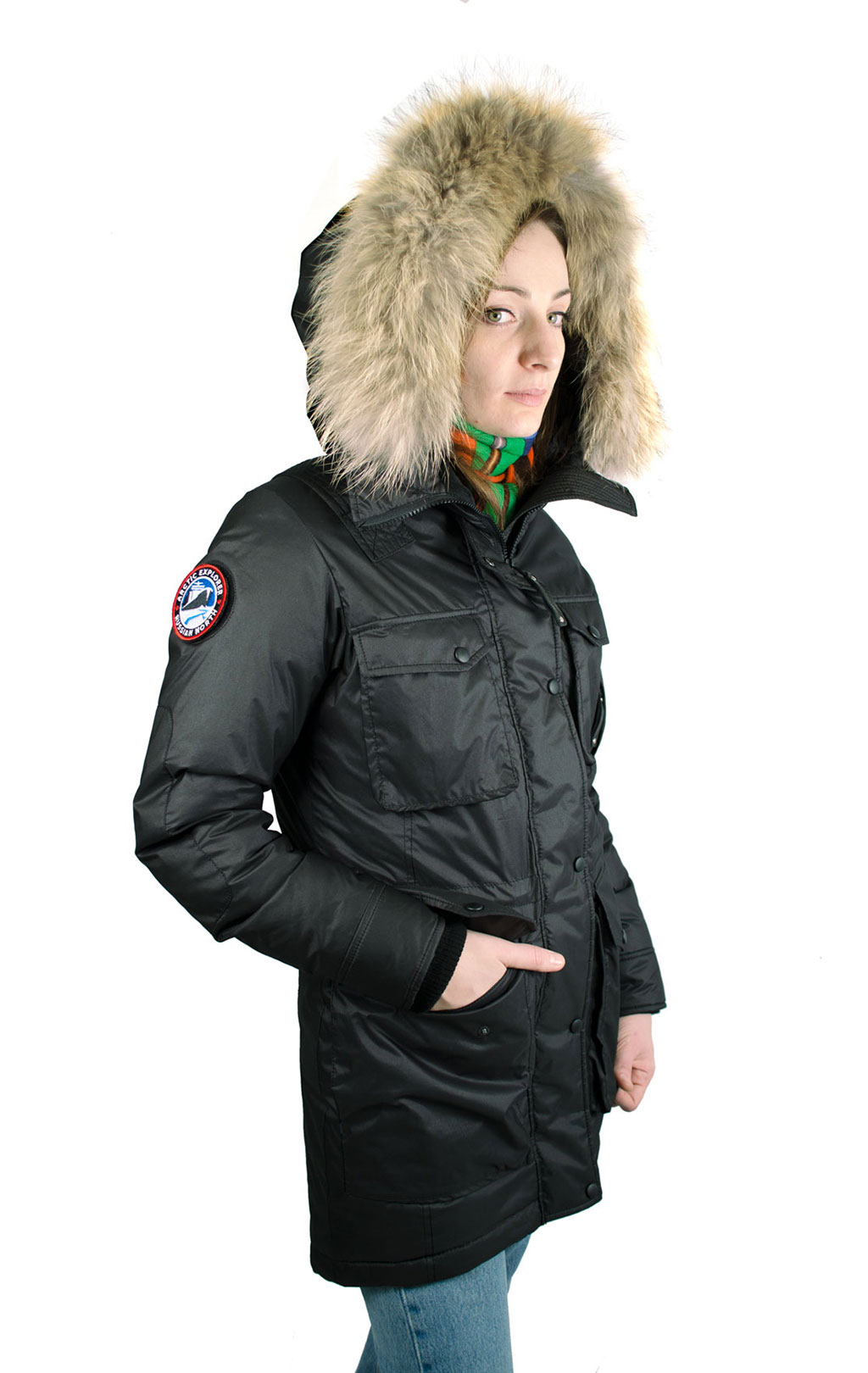 Женский пуховик ARCTIC EXPLORER UMI black 