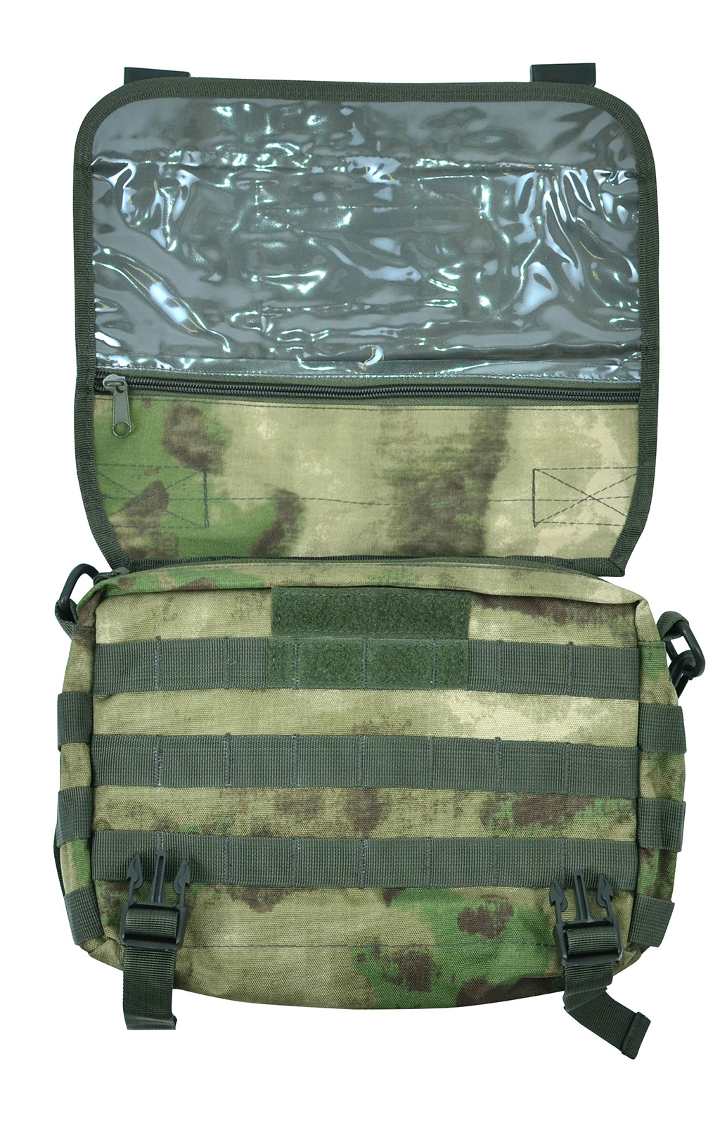 Сумка Mil-Tec Messenger Case green camo 