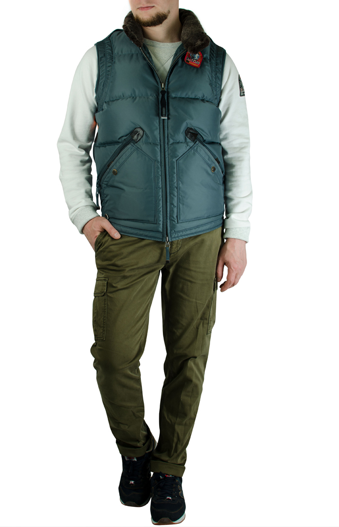 Жилет пуховой PARAJUMPERS KOBUK teal 