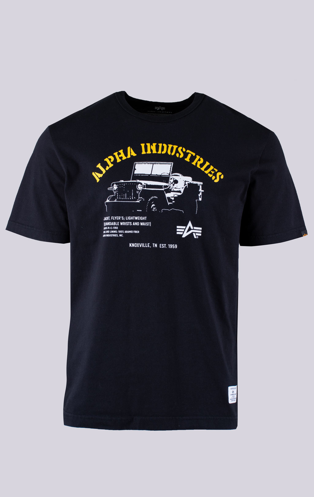 Футболка ALPHA INDUSTRIES ALPHA JEEP TEE SS 24 black 