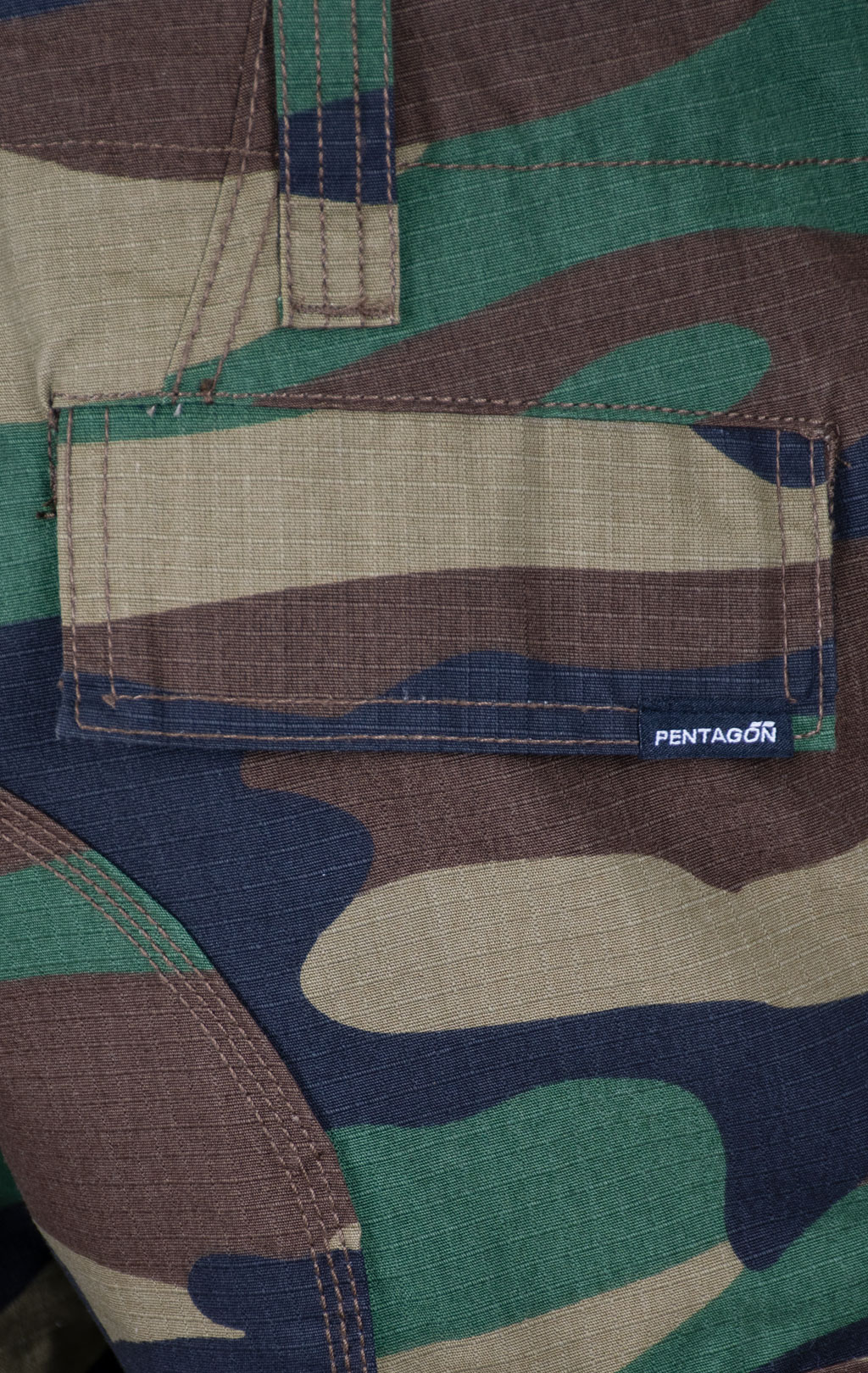 Шорты карго Pentagon BDU 2.0 хлопок35%/полиэстер65% Rip-Stop camo woodland(51) 05011 