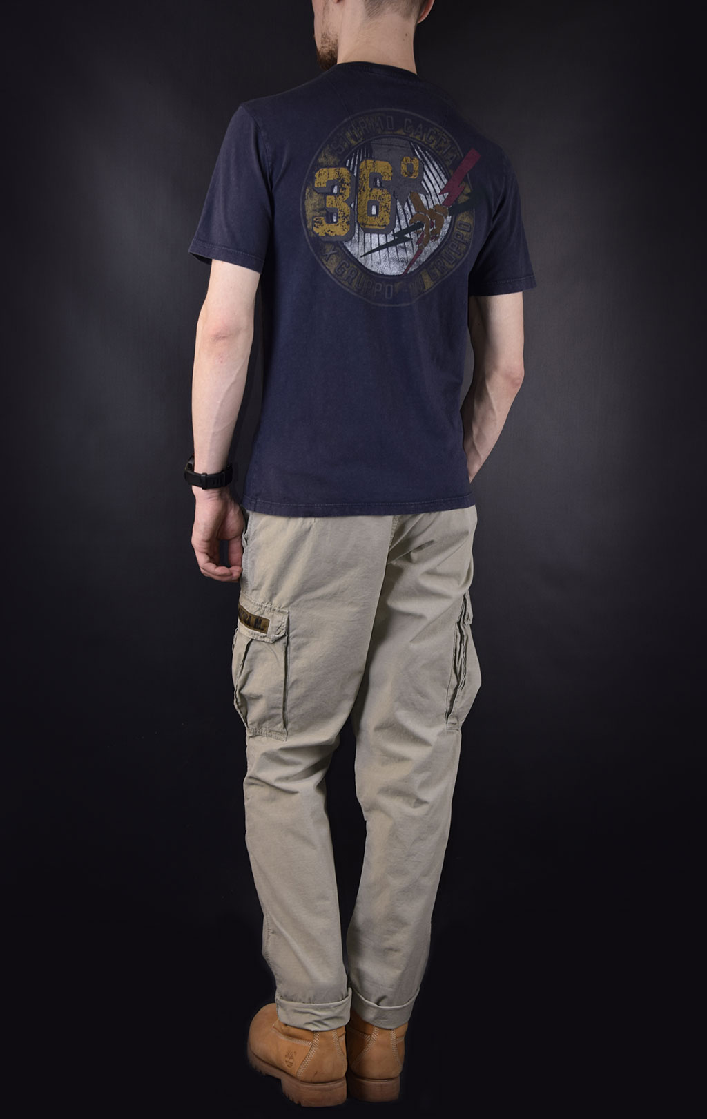 Футболка AERONAUTICA MILITARE SS19 blue navy (TS 1629)