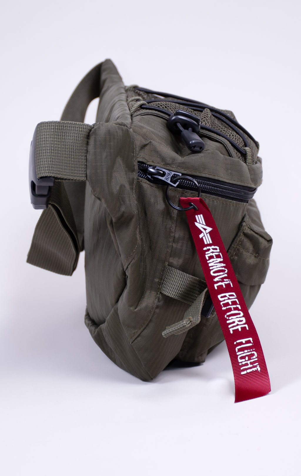 Сумка поясная ALPHA INDUSTRIES COMBAT WAIST BAG dark olive 