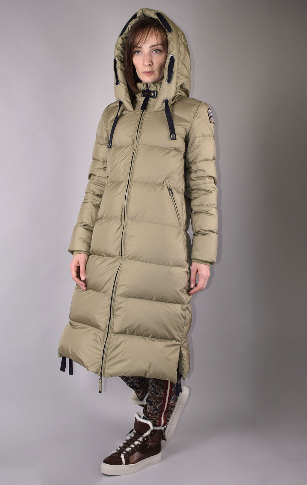 Женское пальто пуховое PARAJUMPERS PANDA FW 20/21 dried herb 