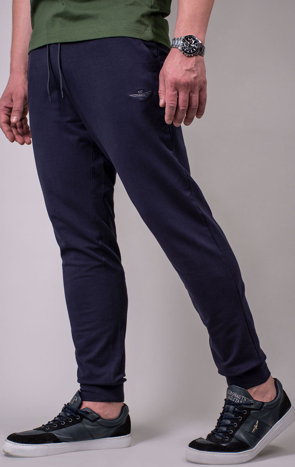 Брюки спортивные AERONAUTICA MILITARE SS 24 m/BD blue navy (PF 872)