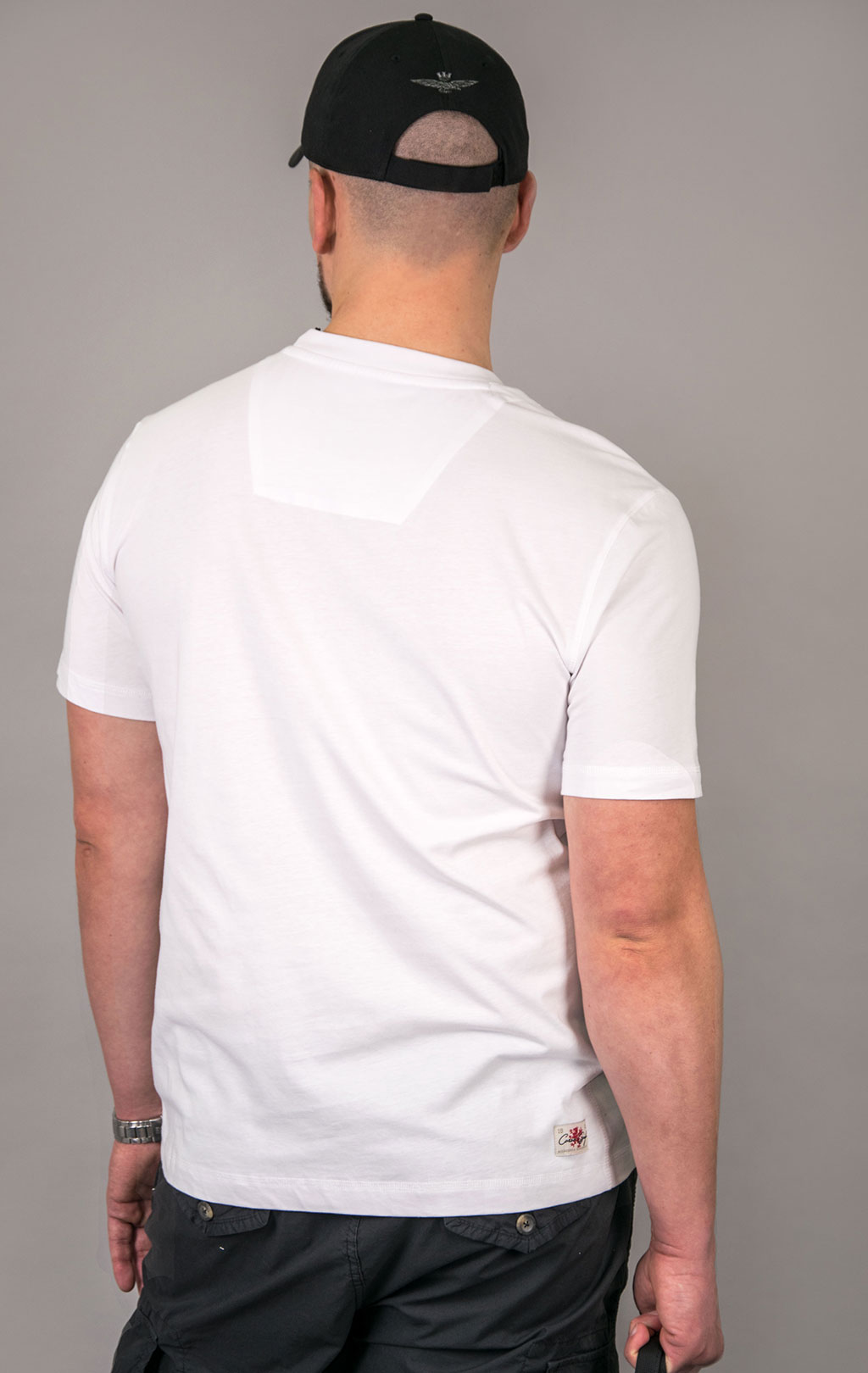 Футболка AERONAUTICA MILITARE CORSO GRIFO SS 24/TR milk white (TS 2201) 