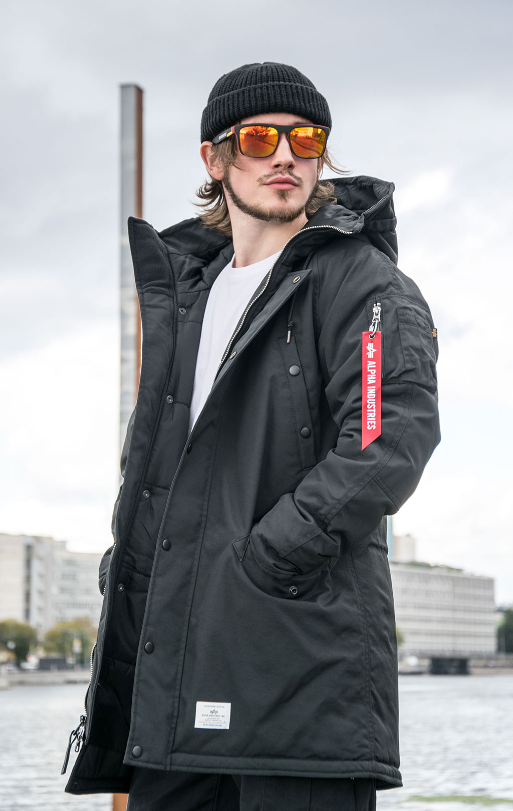 Аляска ALPHA INDUSTRIES ALTITUDE MOD PARKA N-3B FW 23/24 m black 