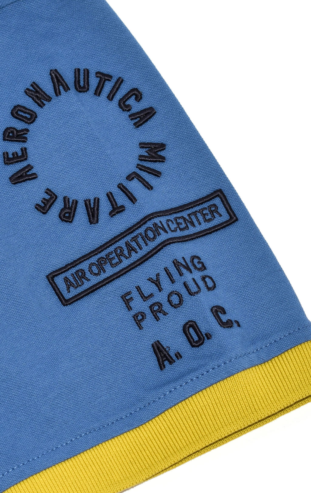 Футболка-поло AERONAUTICA MILITARE SS 21/TR azzurro (PO 1517)