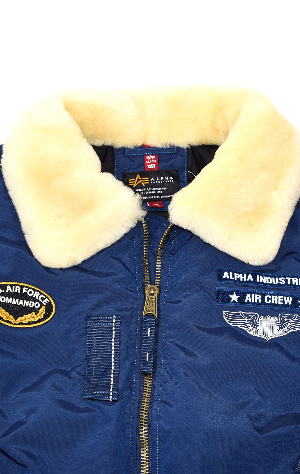 Куртка-пилот ALPHA INDUSTRIES INJECTOR-III AIR FORCE new navy 