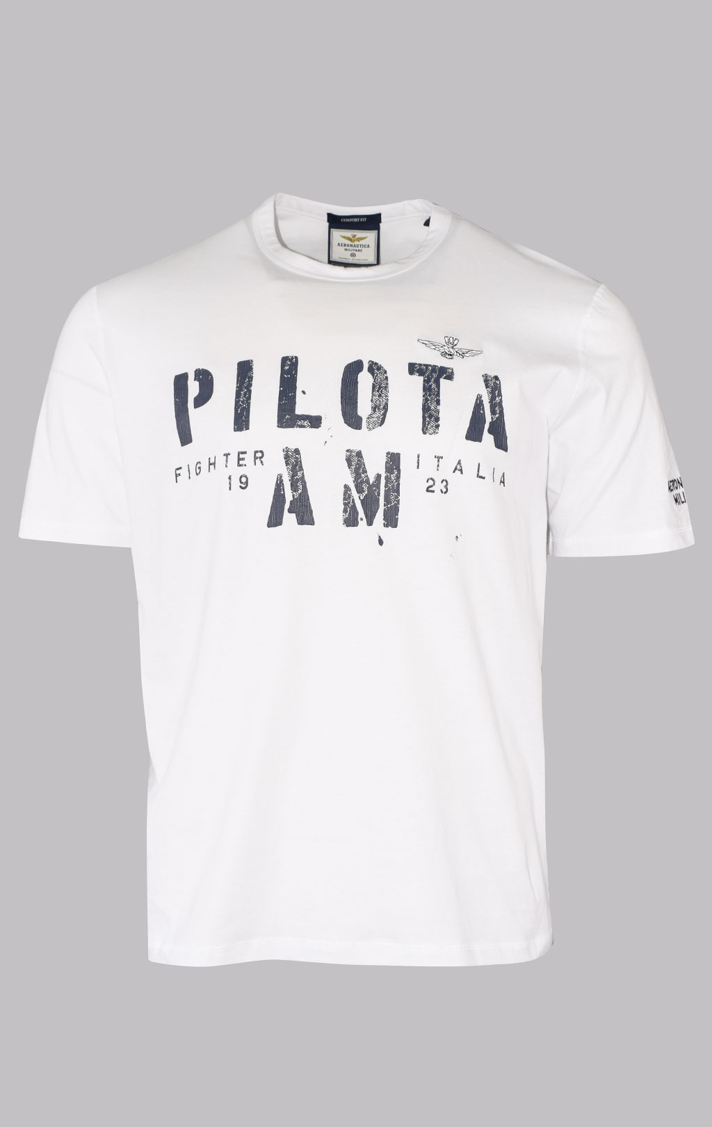 Футболка AERONAUTICA MILITARE SS 23/BD off white (TS 2092) 