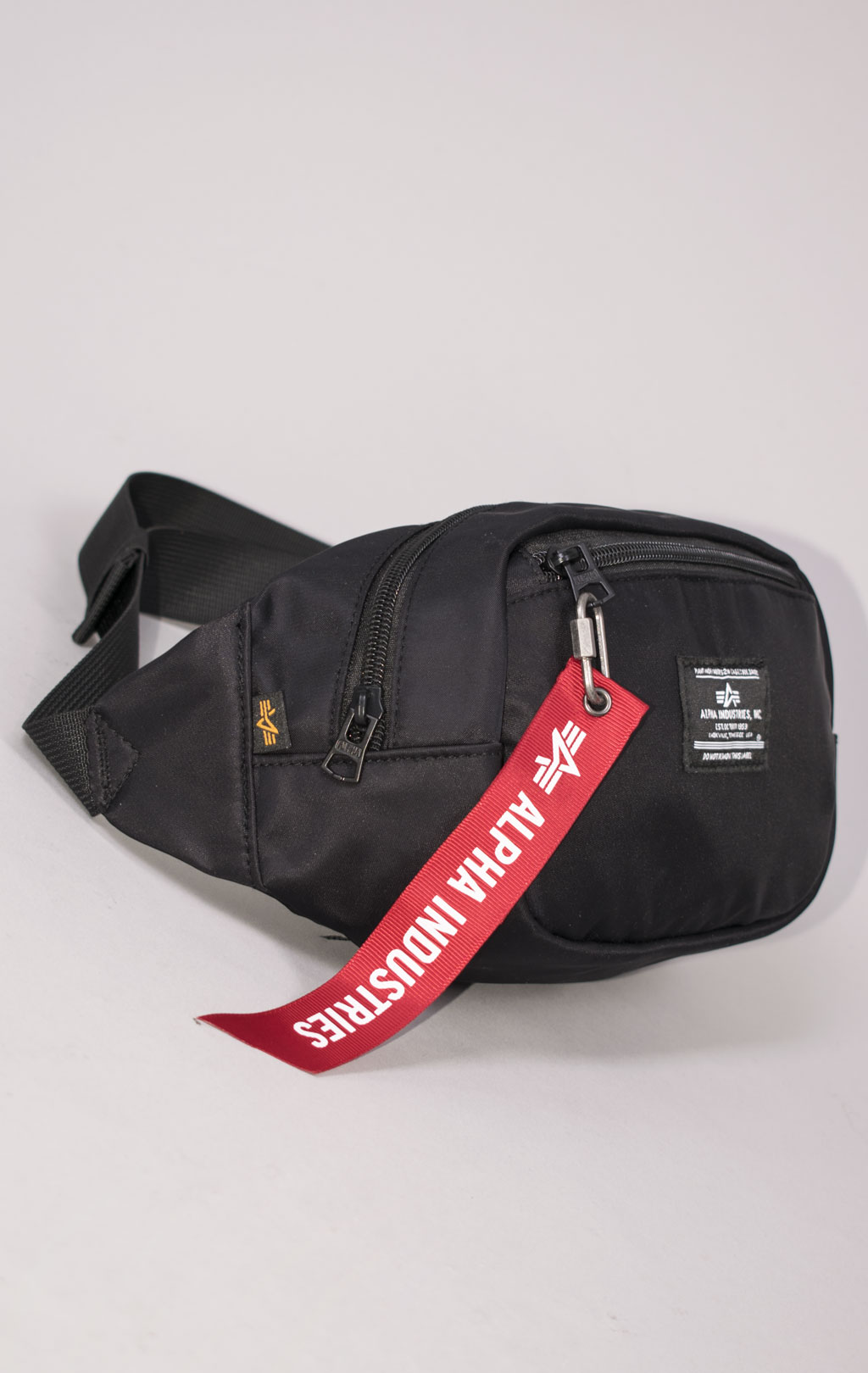 Сумка поясная ALPHA INDUSTRIES CREW WAIST BAG FW 23/24 black 