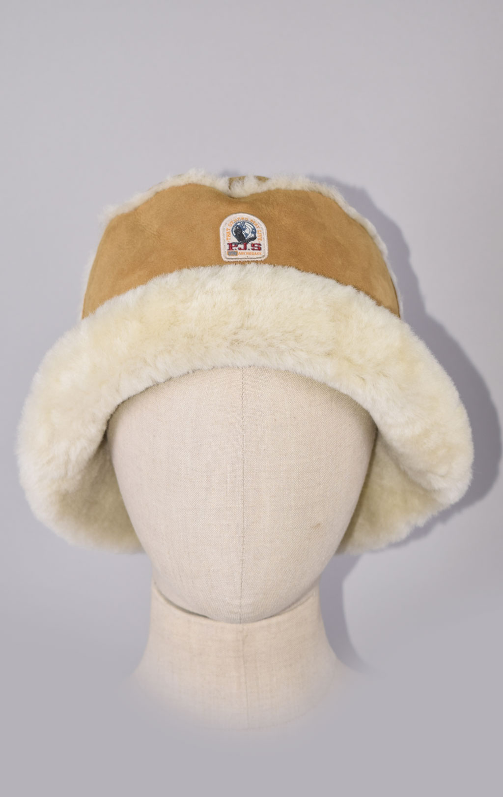 Женская панама PARAJUMPERS SHEARLING BUCKET HAT овчина FW 23/24 camel 