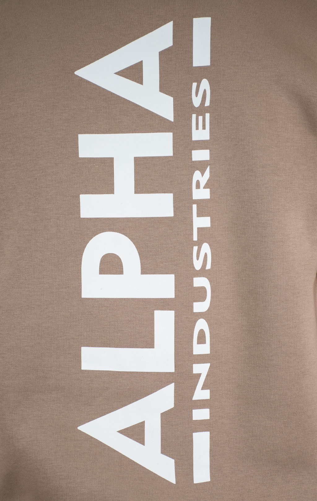 Толстовка ALPHA INDUSTRIES BACK PRINT HOODY vintage sand 