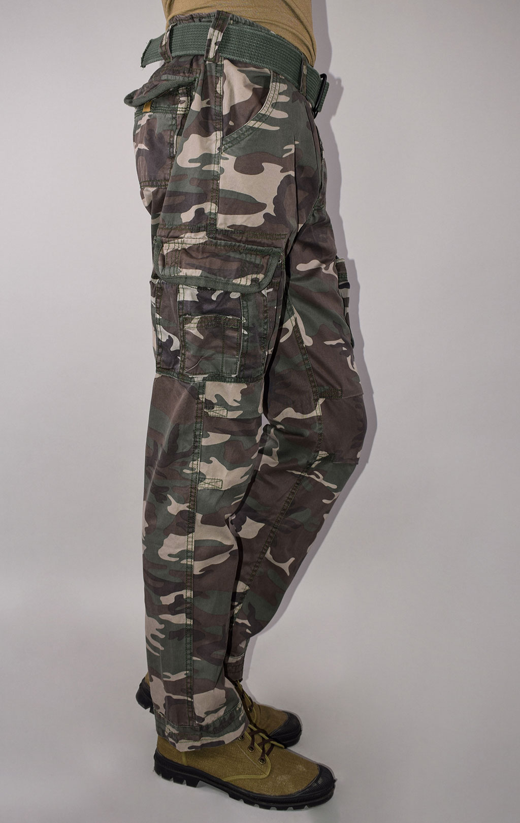 Брюки-карго Surplus PREMIUM SLIMMY camo woodland 