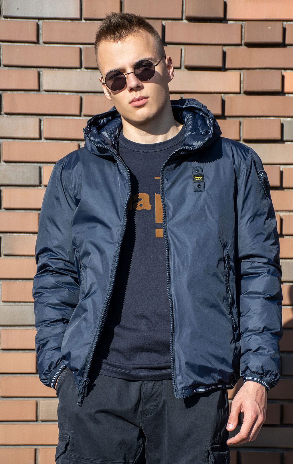 Куртка BLAUER DONALD двусторонняя FW 24/25 blue (UCO6060) 