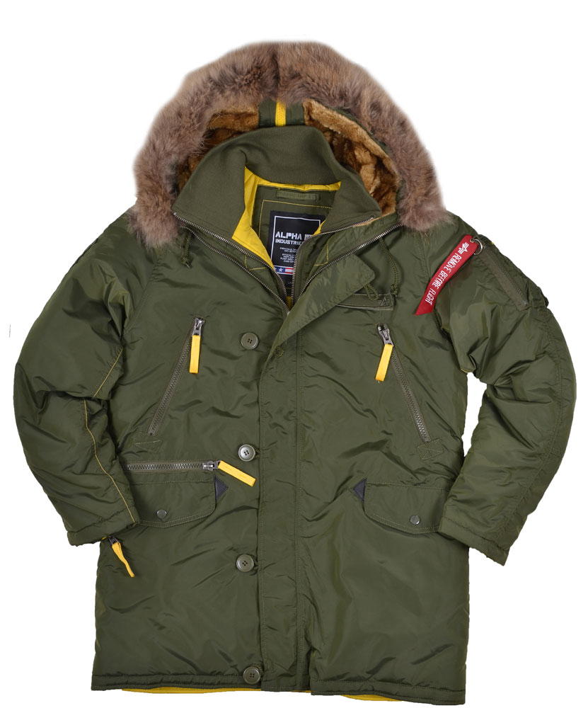 Аляска ALPHA INDUSTRIES PPS N-3B dark green 