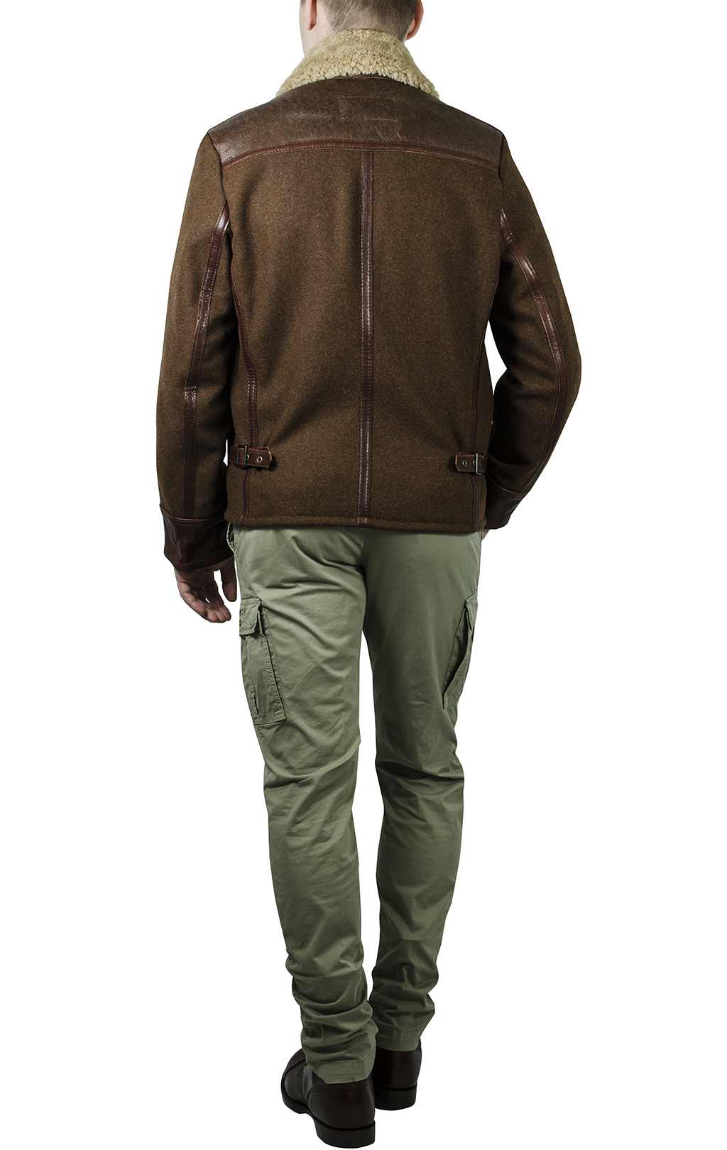 Куртка-пилот SCHOTT NYC Multi Media FLIGHT JCT 27 овчина brown (284) 