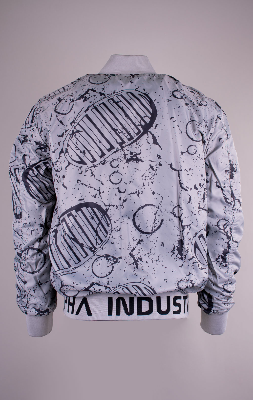 Ветровка-бомбер ALPHA INDUSTRIES MA-1 MOON LANDING REVERSIBLE rep. blue 
