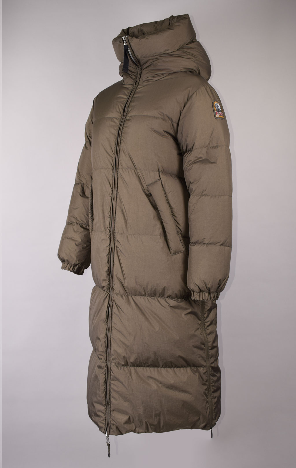 Женское пальто пуховое PARAJUMPERS SLEEPING BAG двустороннее FW 23/24 taglia olive-mochi 