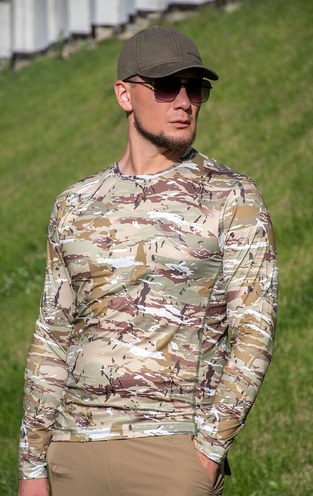 Лонгслив тактический Pentagon APOLLO ACTIVITY полиэстер92%/эластан8% MJC® SYSTEM camo penta 11012 