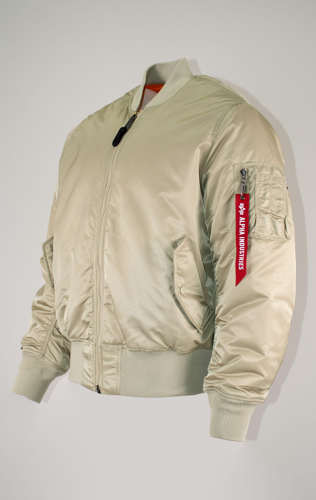 Бомбер ALPHA INDUSTRIES ORIGINAL FIT MA-1 FW 25/26 mineral 