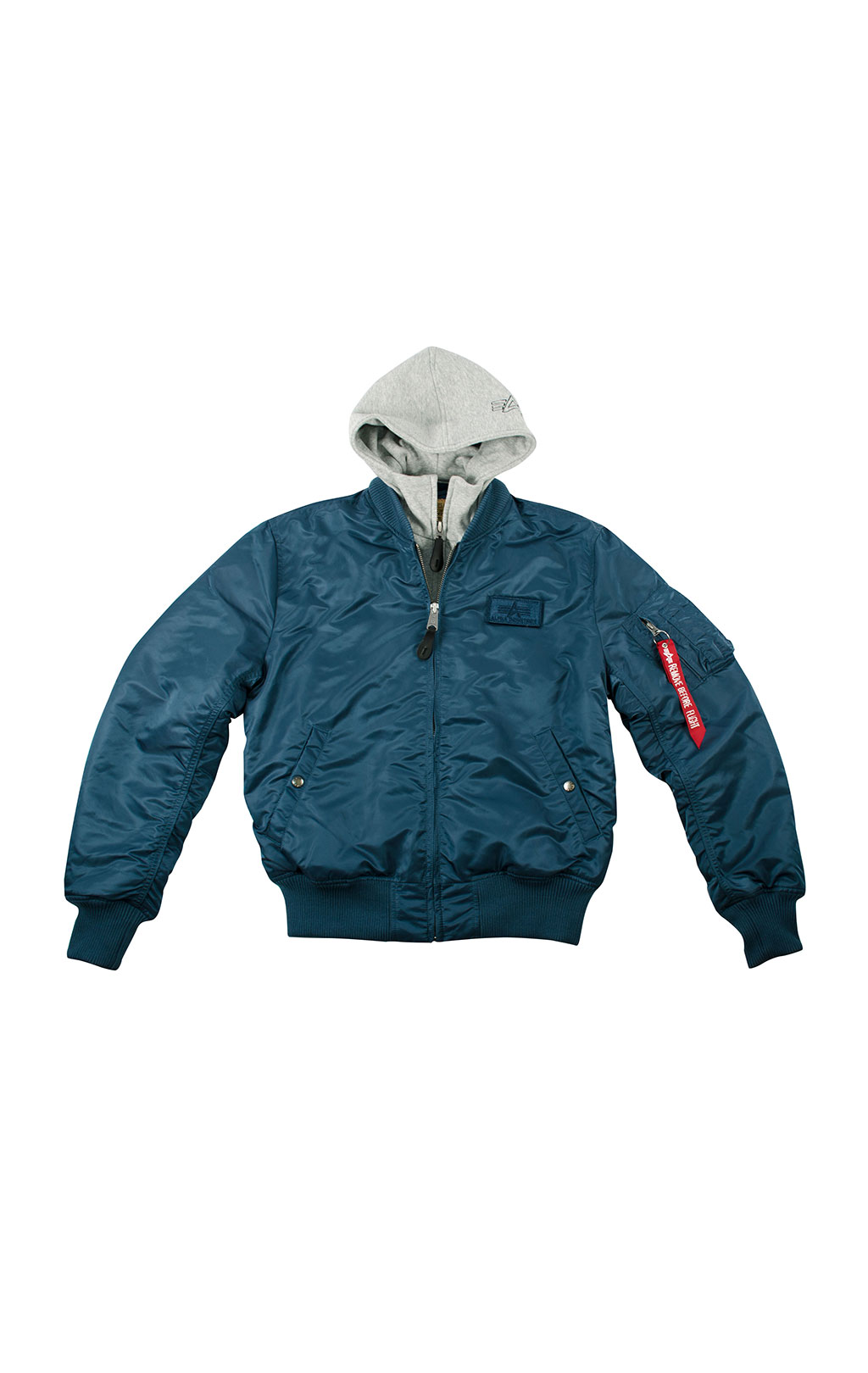 Куртка-бомбер лётная ALPHA INDUSTRIES D-Tec MA-1 blue bold 