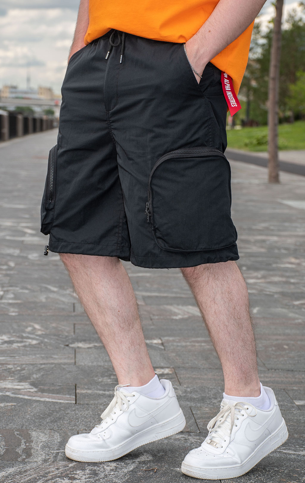 Шорты ALPHA INDUSTRIES PULL ON SHORT CWU 36/P SS 24 m black 