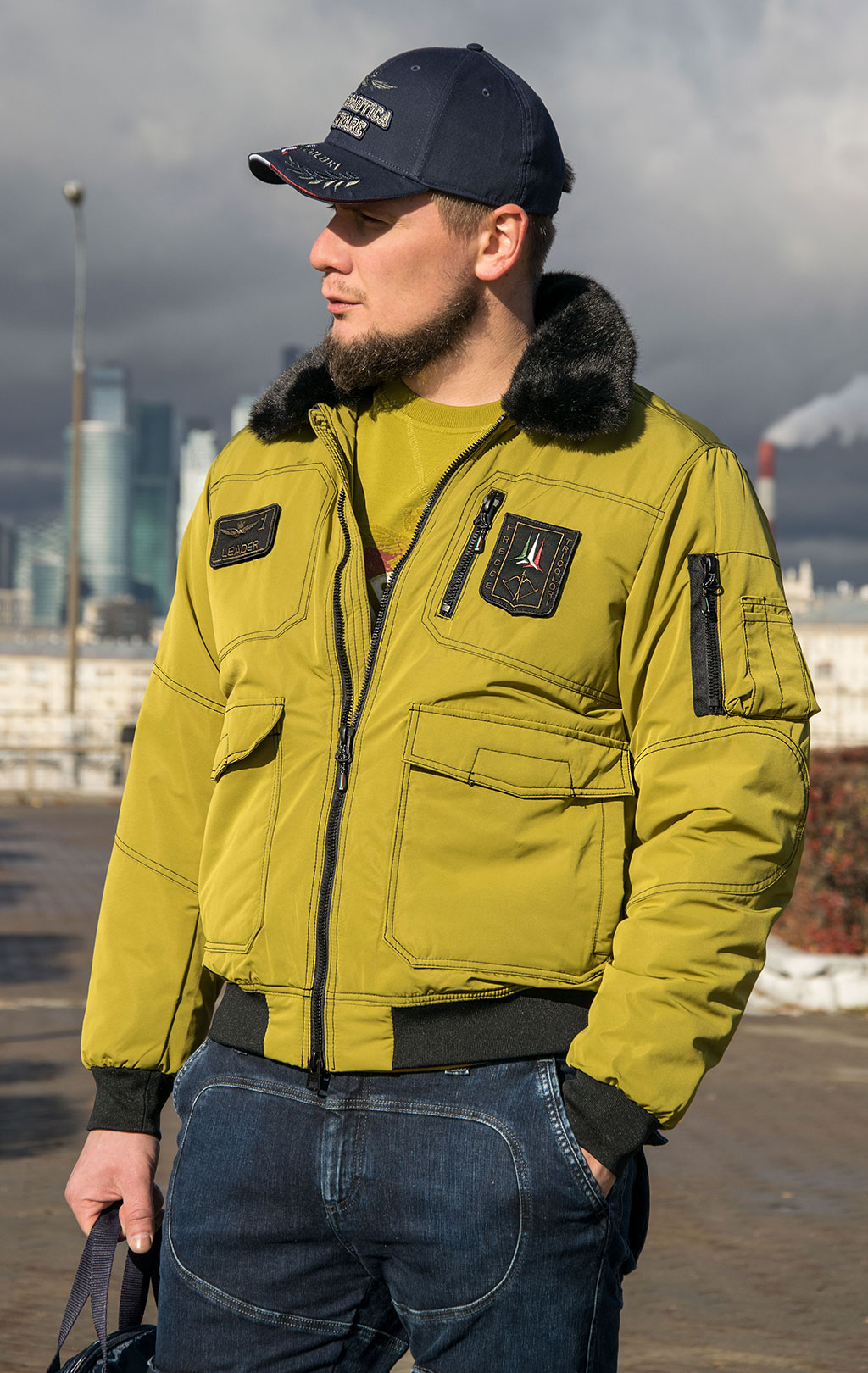 Куртка-пилот AERONAUTICA MILITARE FW 21/22 m/BD cedro (AB 1978) 