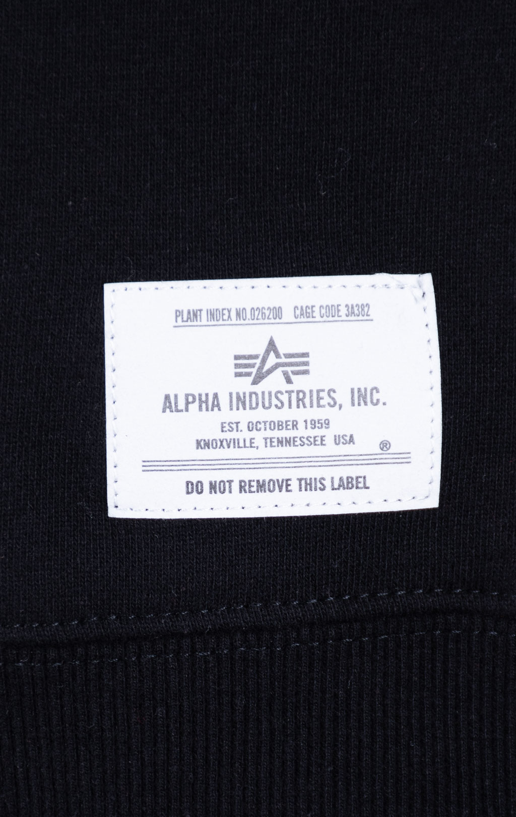 Свитшот ALPHA INDUSTRIES NASA COLUMBIA CREWNECK FW 21/22 black 