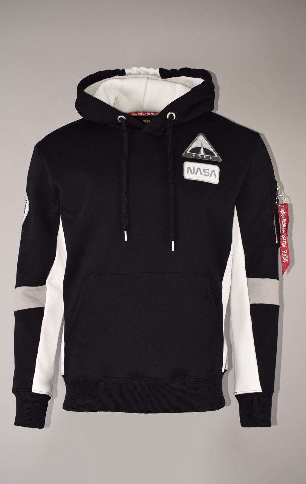 Толстовка ALPHA INDUSTRIES NASA SPACE CAMP HOODY black 