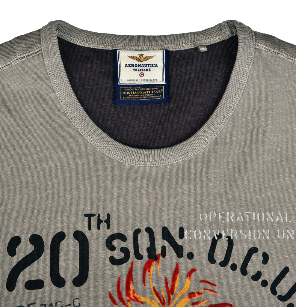 Лонгслив AERONAUTICA MILITARE fango (TS 1441) 