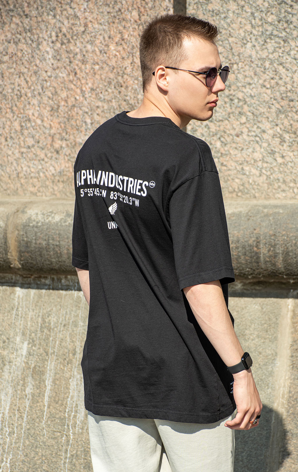 Футболка ALPHA INDUSTRIES UNFRM AIR CAVALRY TEE SS 25 m black 