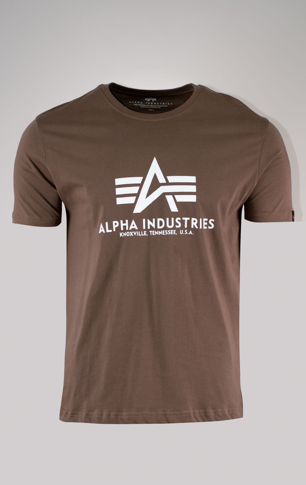 Футболка ALPHA INDUSTRIES BASIC T taupe 