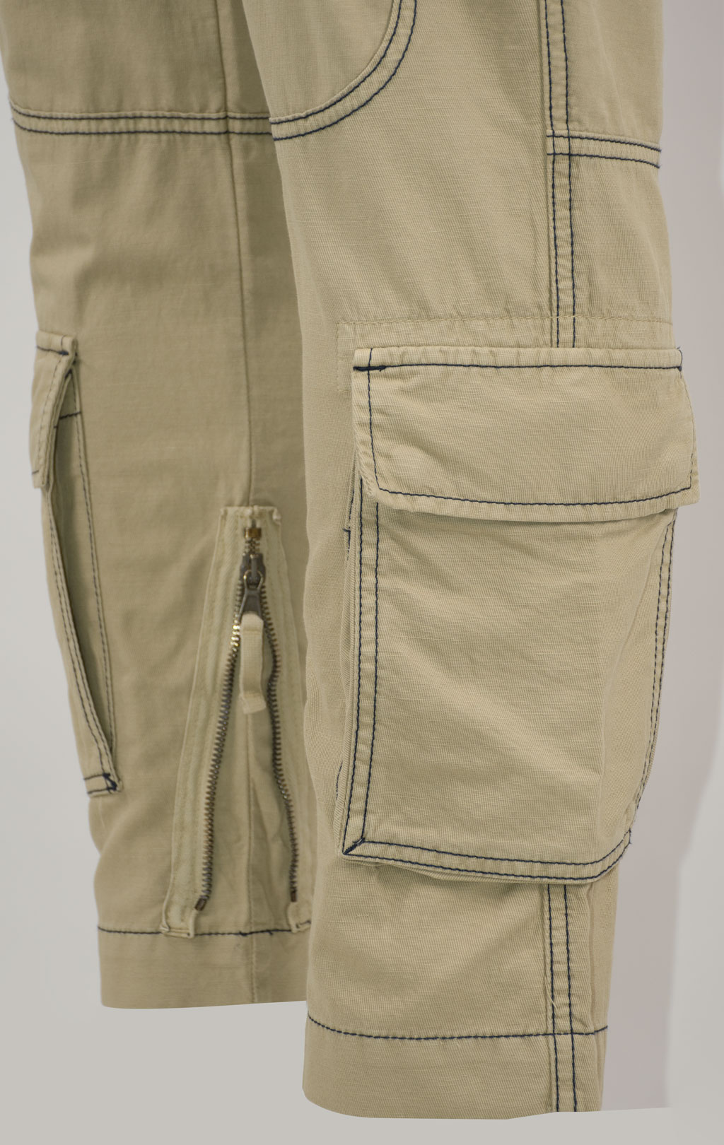 Брюки-карго AERONAUTICA MILITARE ANTI-G SS 25 m/AL antelope beige washed (PA 1663) 