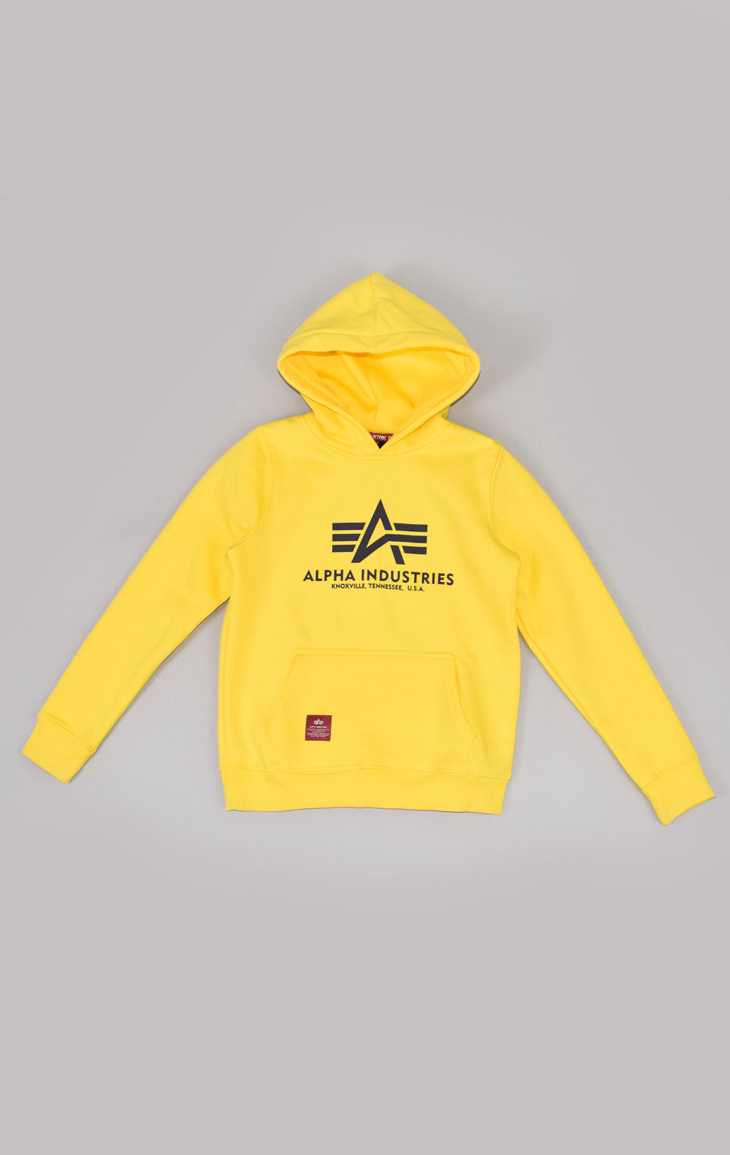 Детская толстовка ALPHA INDUSTRIES BASIC HOODY empire yellow 