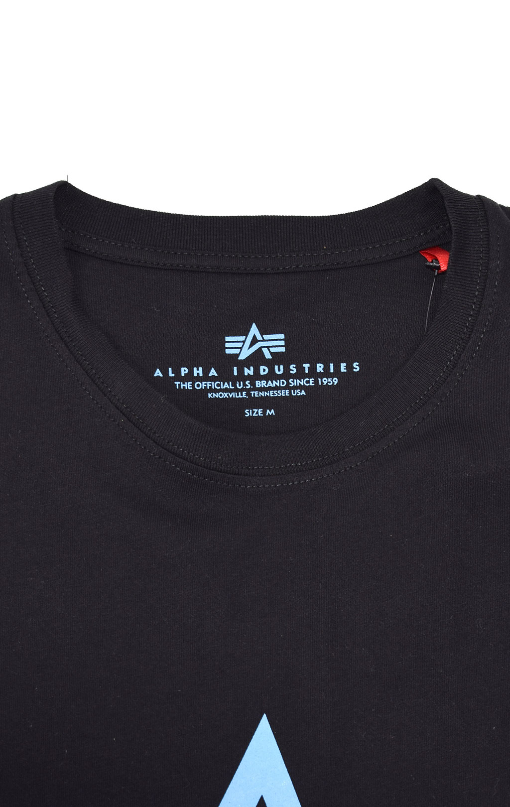 Футболка ALPHA INDUSTRIES BASIC T black/blue 