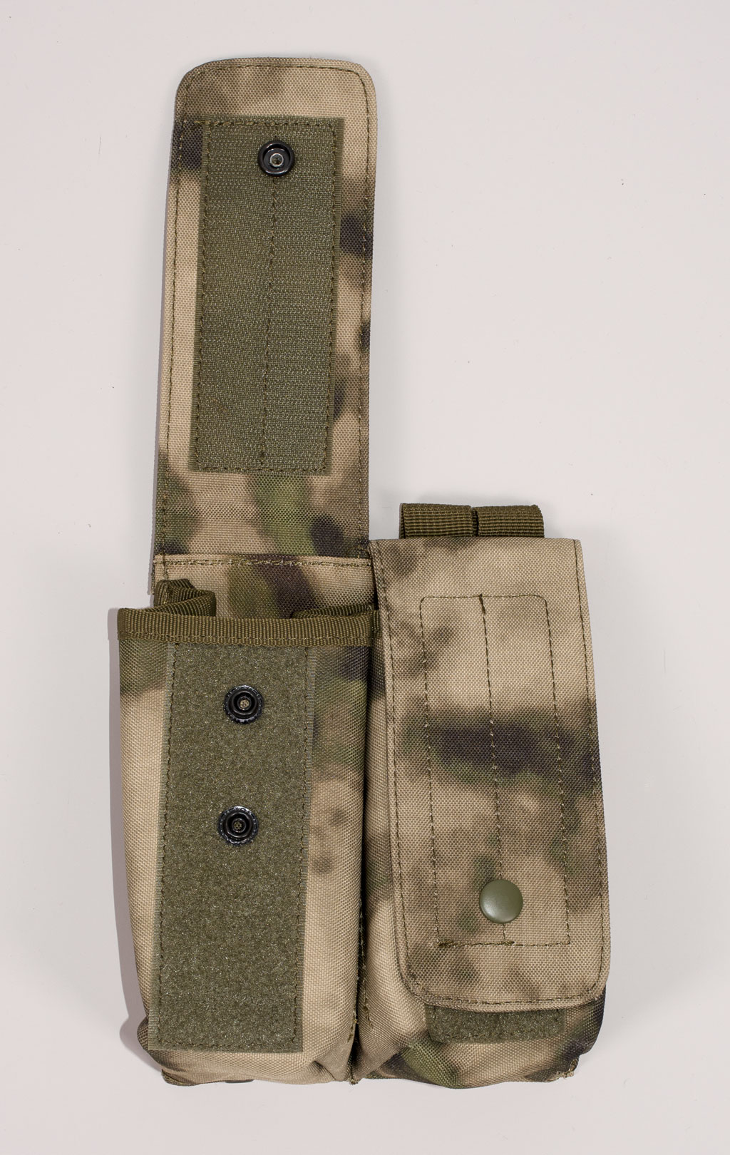 Подсумок магазинный AK-47 двойной green camo PH-006 Китай