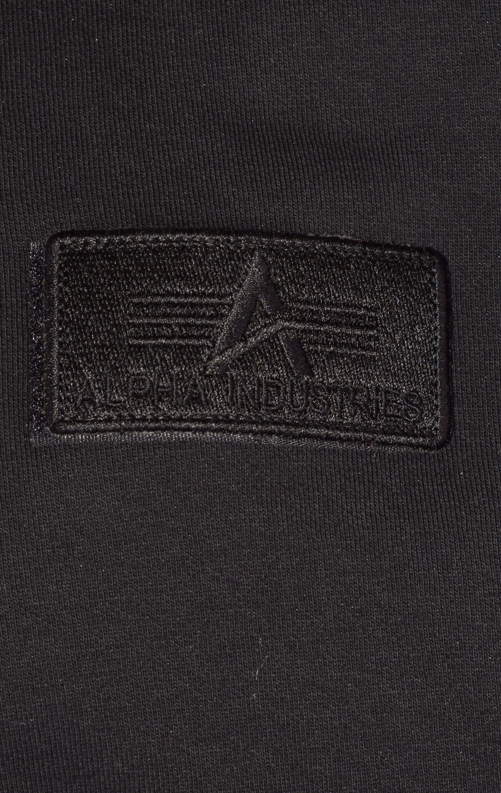 Толстовка ALPHA INDUSTRIES RED STRIPE HOODY black 