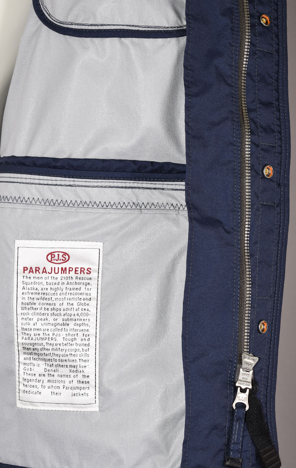 Ветровка PARAJUMPERS DESERT M-65 SS 22 navy 