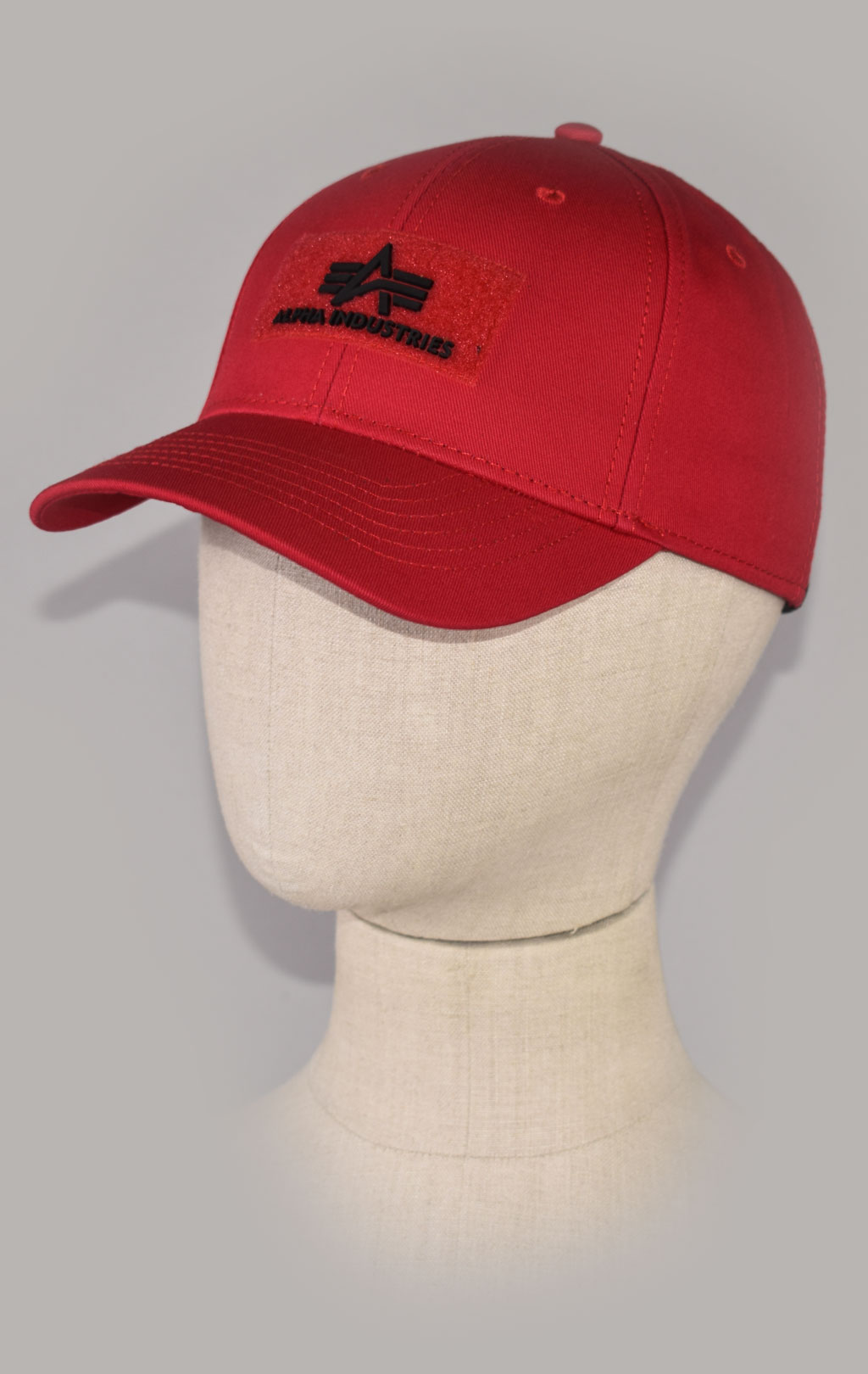 Бейсболка ALPHA INDUSTRIES VELCRO CAP II speed red 