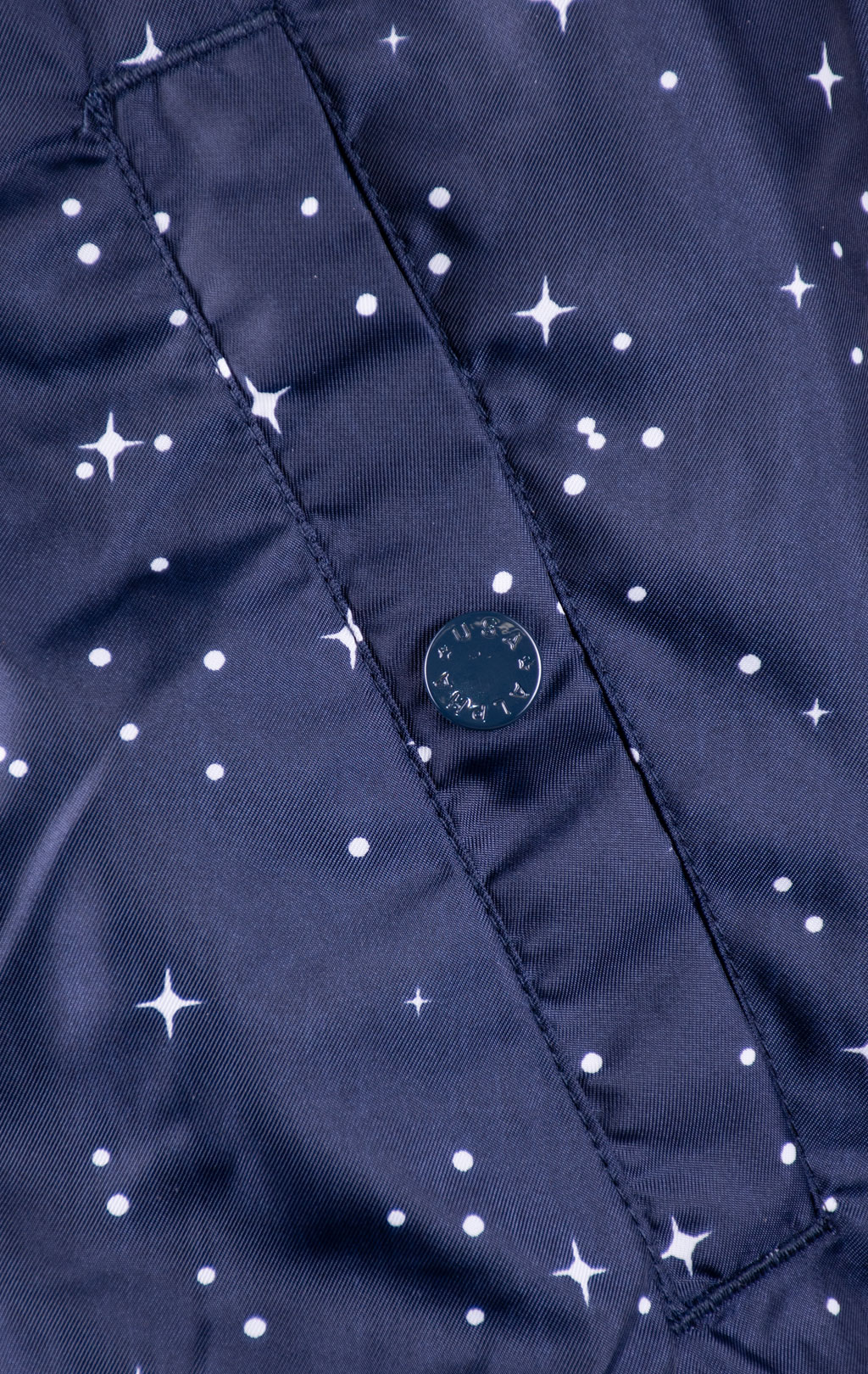 Ветровка-бомбер ALPHA INDUSTRIES MA-1 TT NASA REVERSIBLE II rep. blue 