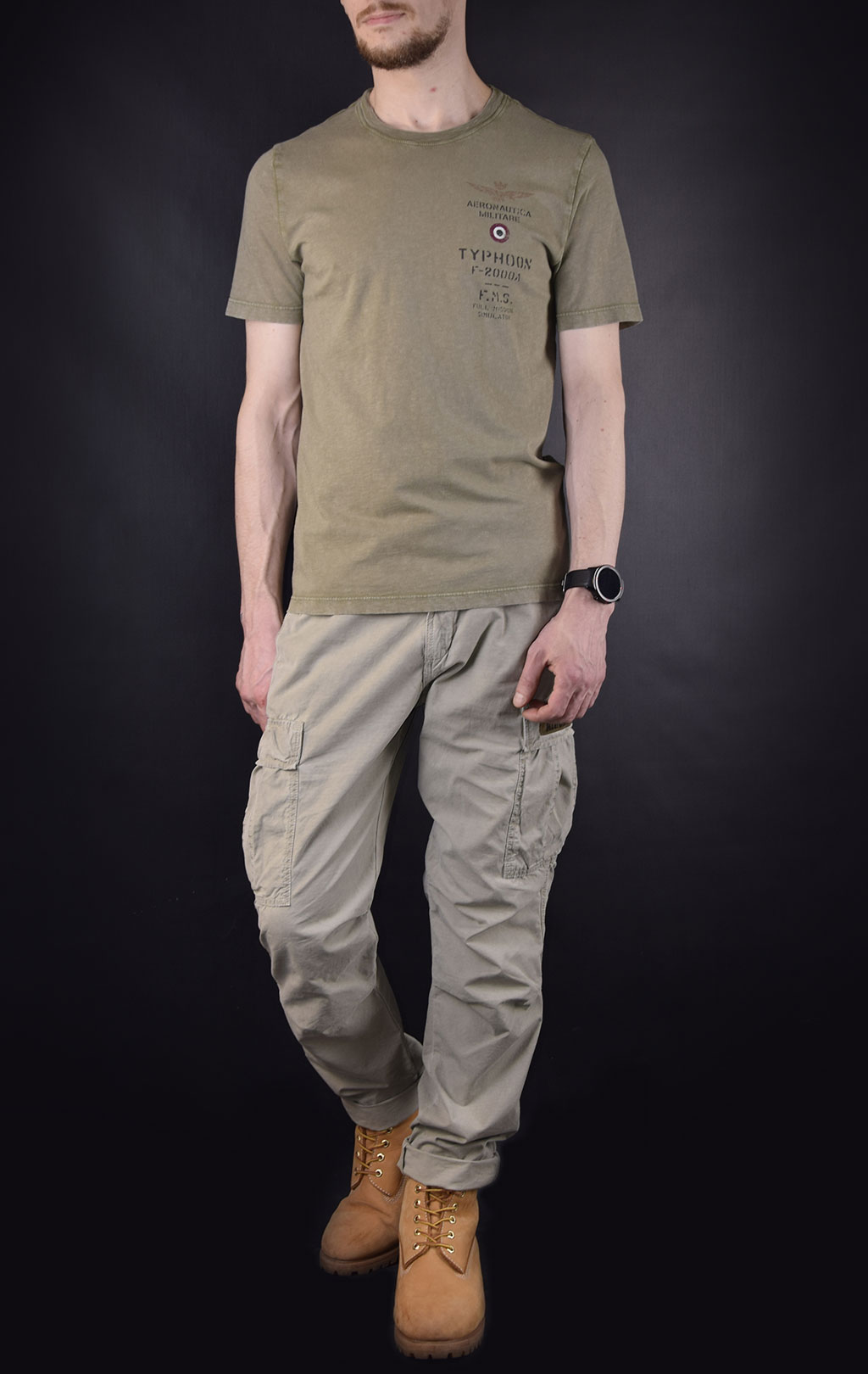Футболка AERONAUTICA MILITARE SS19 salvia (TS 1629)