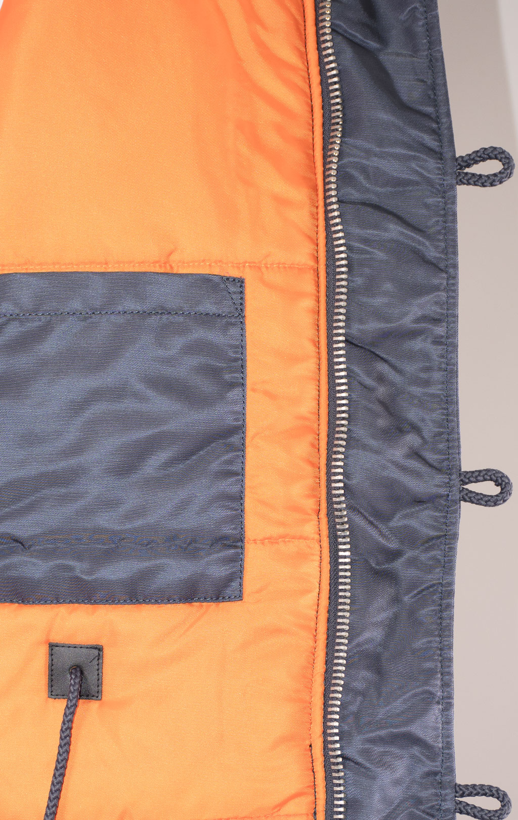 Аляска ALPHA INDUSTRIES SLIM FIT GEN-I N-3B натур. мех steel blue/orange 