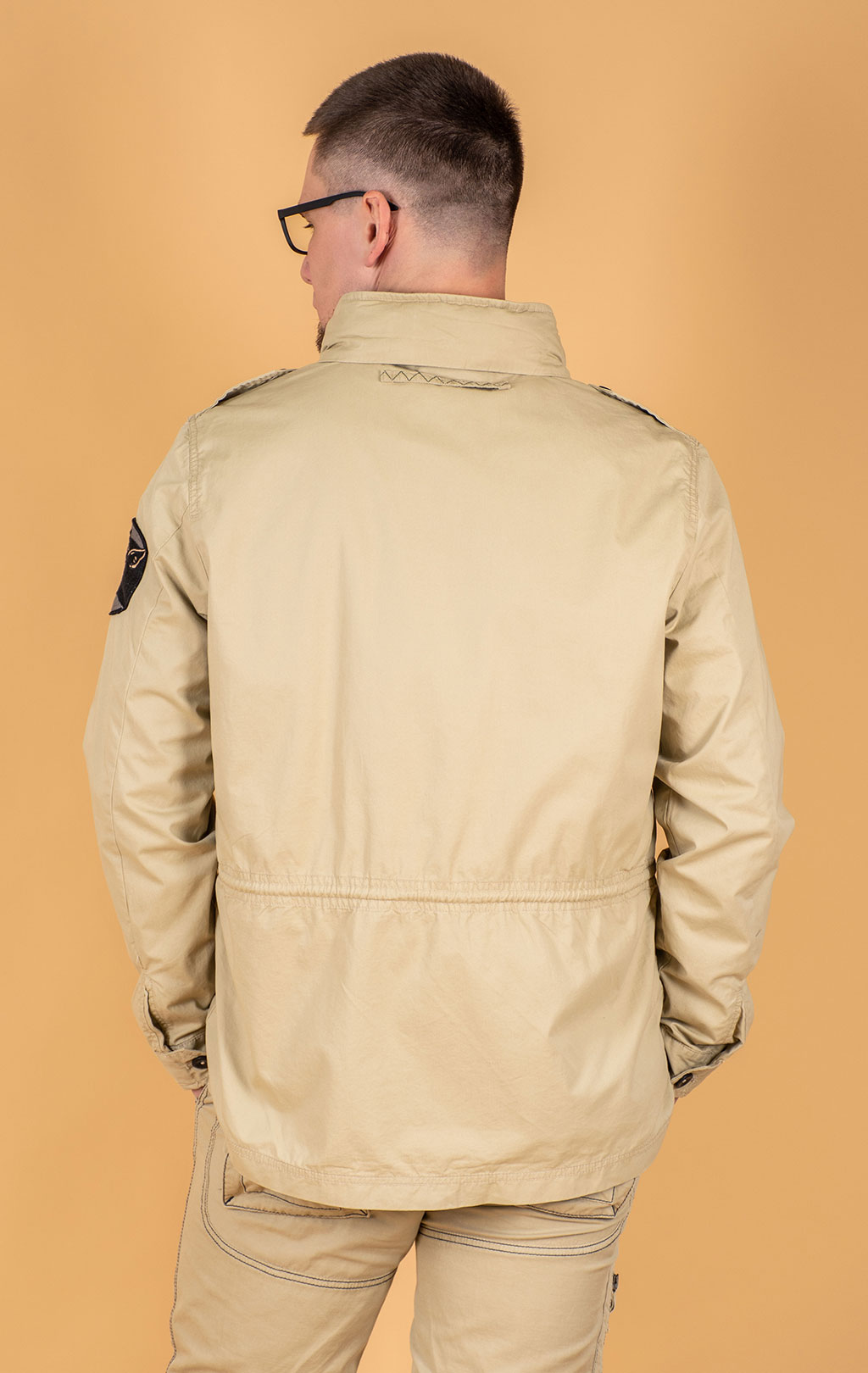 Ветровка AERONAUTICA MILITARE M-65 SS 25 m/IN antelope beige (AB 2212) 